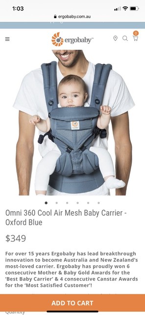 gumtree ergobaby